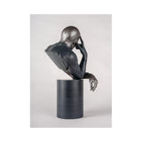 LLADRO' Scultura Riflessi Della Natura Lui 51x29cm Porcellana