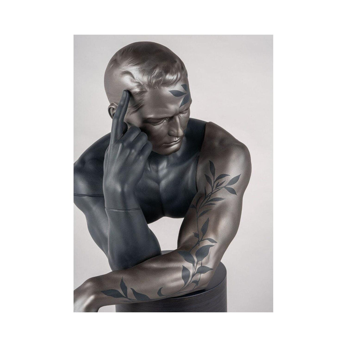 LLADRO' Scultura Riflessi Della Natura Lui 51x29cm Porcellana