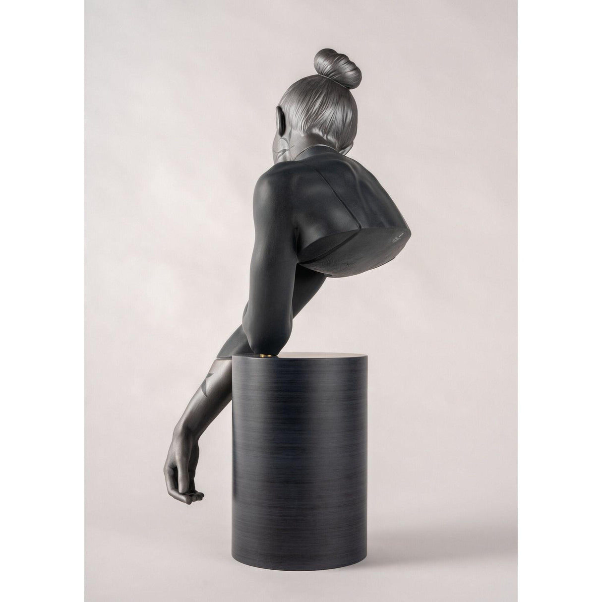 LLADRO' Scultura Riflessi Della Natura Lei 55x23cm Porcellana