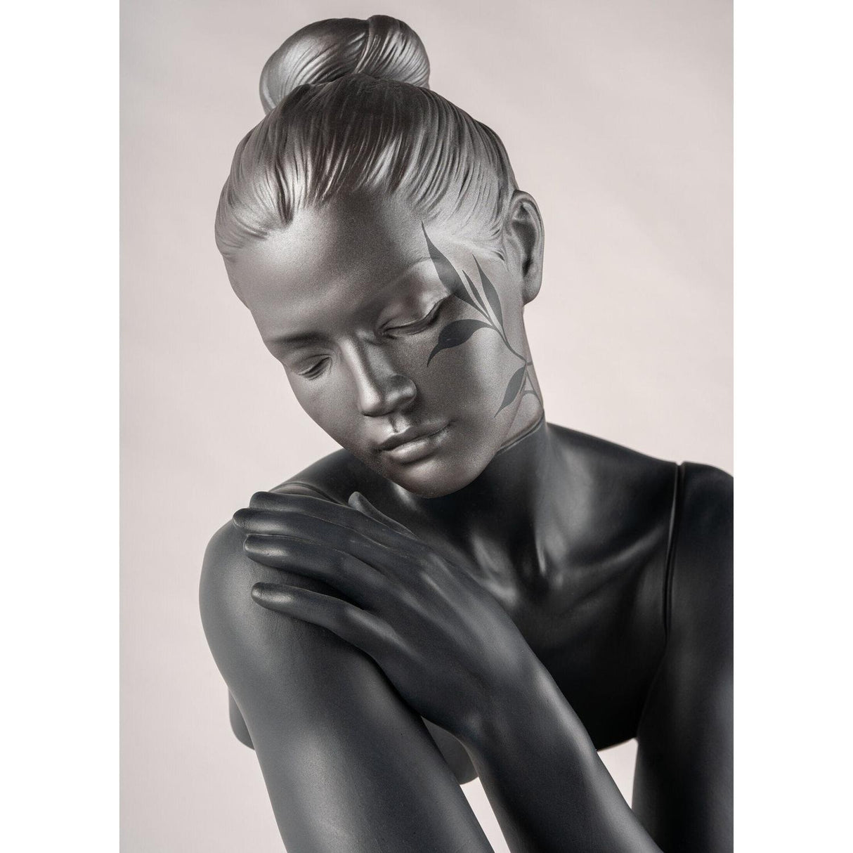 LLADRO' Scultura Riflessi Della Natura Lei 55x23cm Porcellana