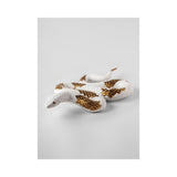 LLADRO' Scultura Serpente Bianco Rame 9x62cm Porcellana