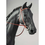 LLADRO' Scultura Cavallo Purosangue Inglese 44x56cm Porcellana