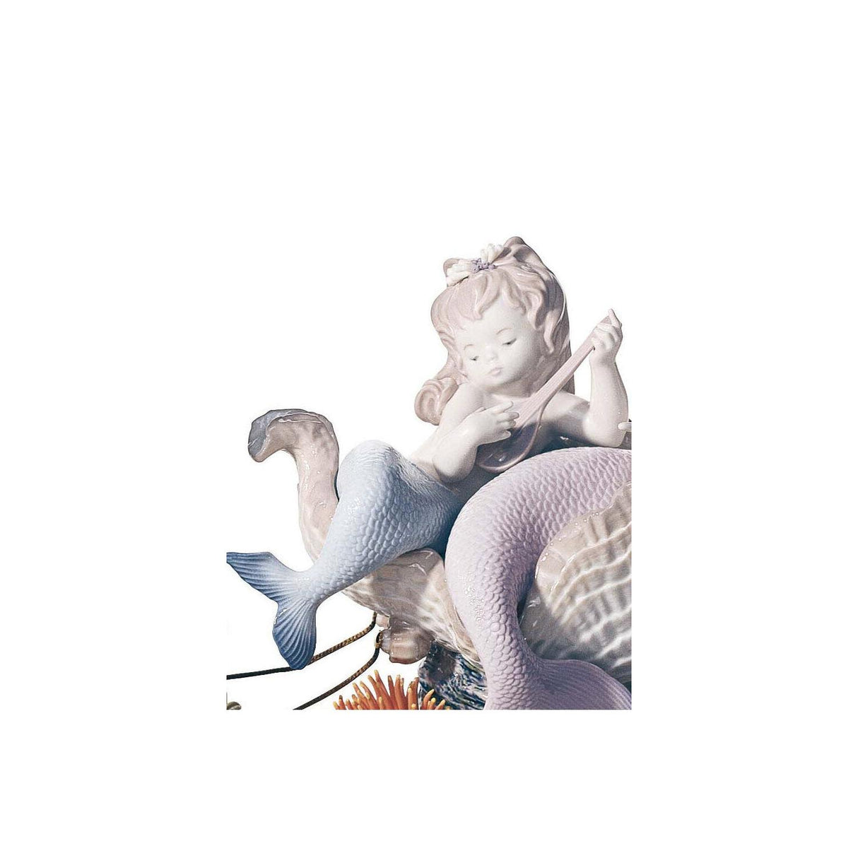 LLADRO' Figurina Sirena Passeggiata in Fondo Al Mare Edizione Limitata 32x46cm Porcellana