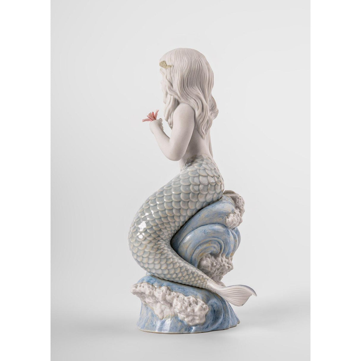 LLADRO' Figurina Sirenetta Dell'Oceano 23x13cm Porcellana