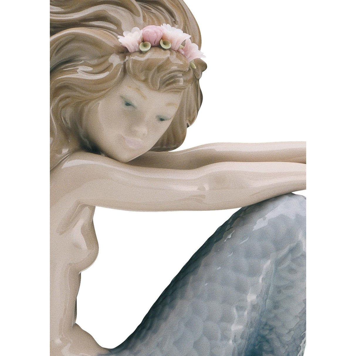 LLADRO' Figurina Sirena 19x13cm Porcellana