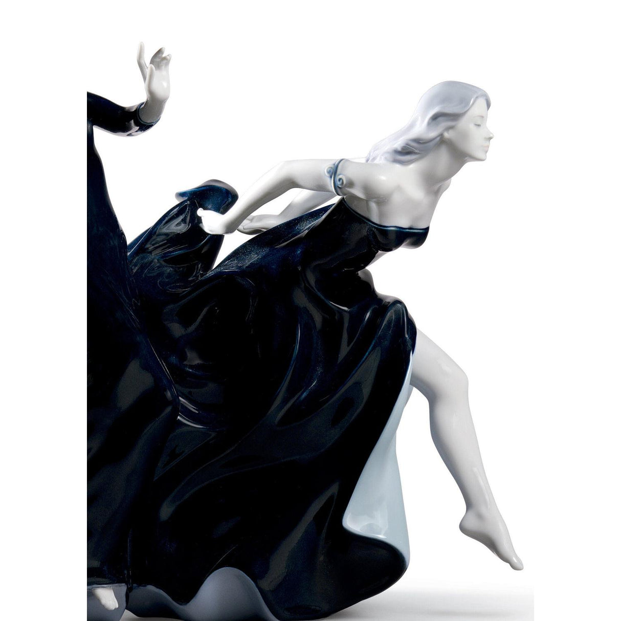 LLADRO' Scultura Arriva la Notte Serie Numerate 40x57cm Porcellana