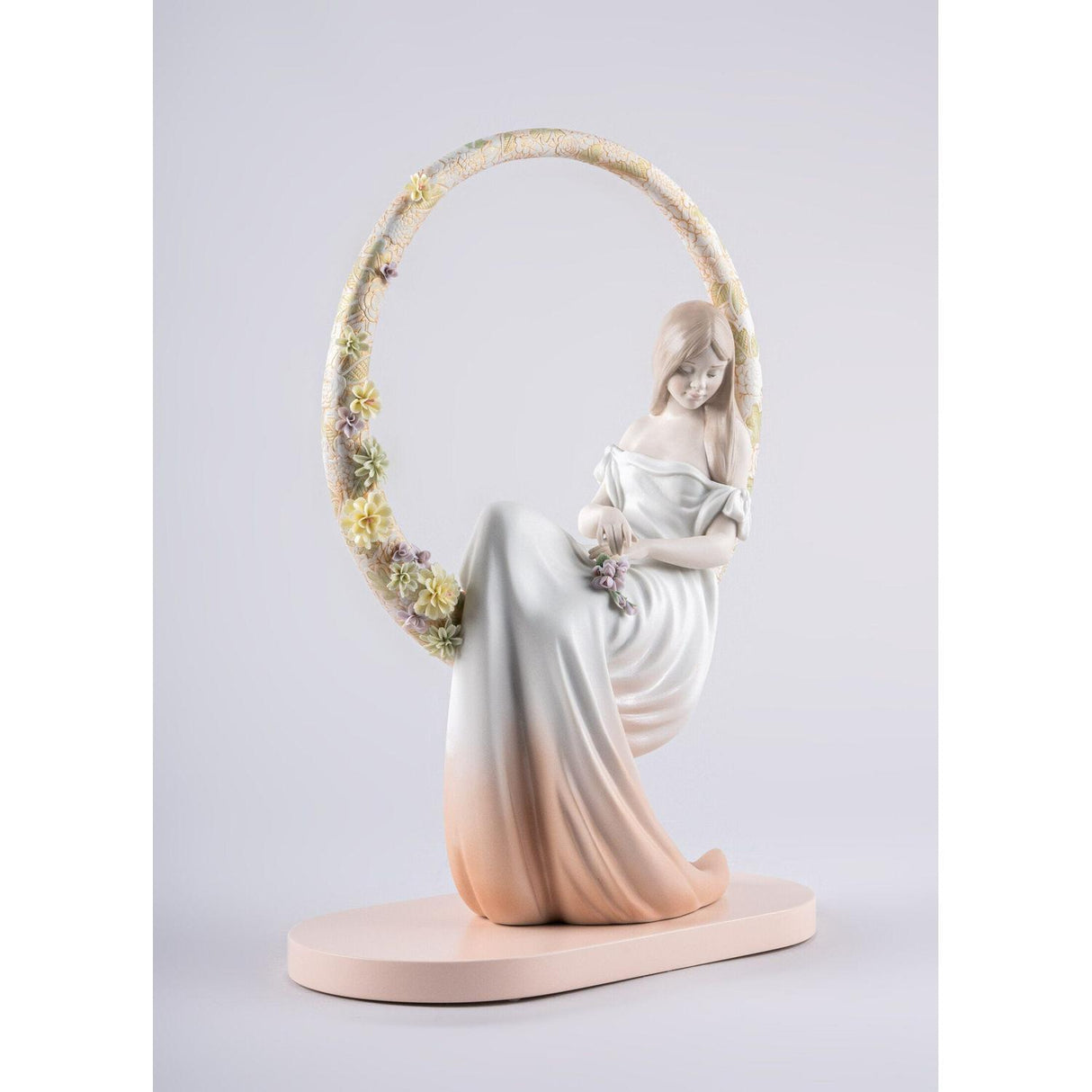 LLADRO' Scultura Nei Suoi Pensieri 43x31cm Porcellana