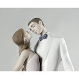 LLADRO' Figurina Coppia Felice Anniversario 32x21cm Porcellana