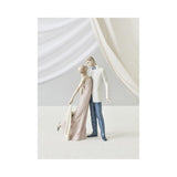 LLADRO' Figurina Coppia Felice Anniversario 32x21cm Porcellana