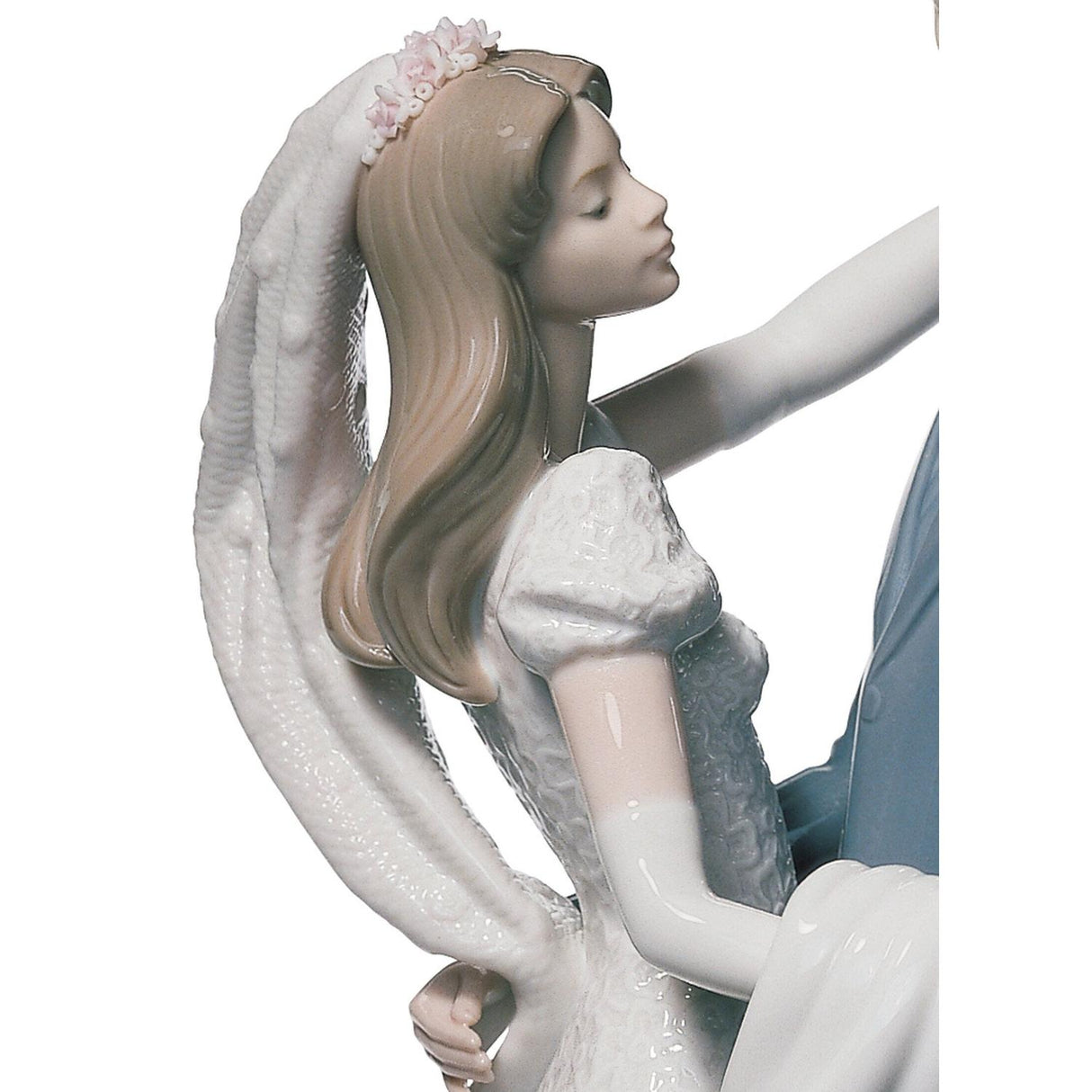 LLADRO' Figurina Coppia Ballo di Nozze 37x16cm Porcellana