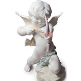 LLADRO' Figurina Diretto Al Cuore 26x24cm Porcellana