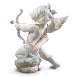 LLADRO' Figurina Diretto Al Cuore 26x24cm Porcellana