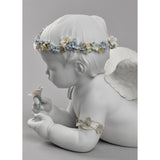 LLADRO' Figurina Mio Amato Angelo 26x49cm Porcellana