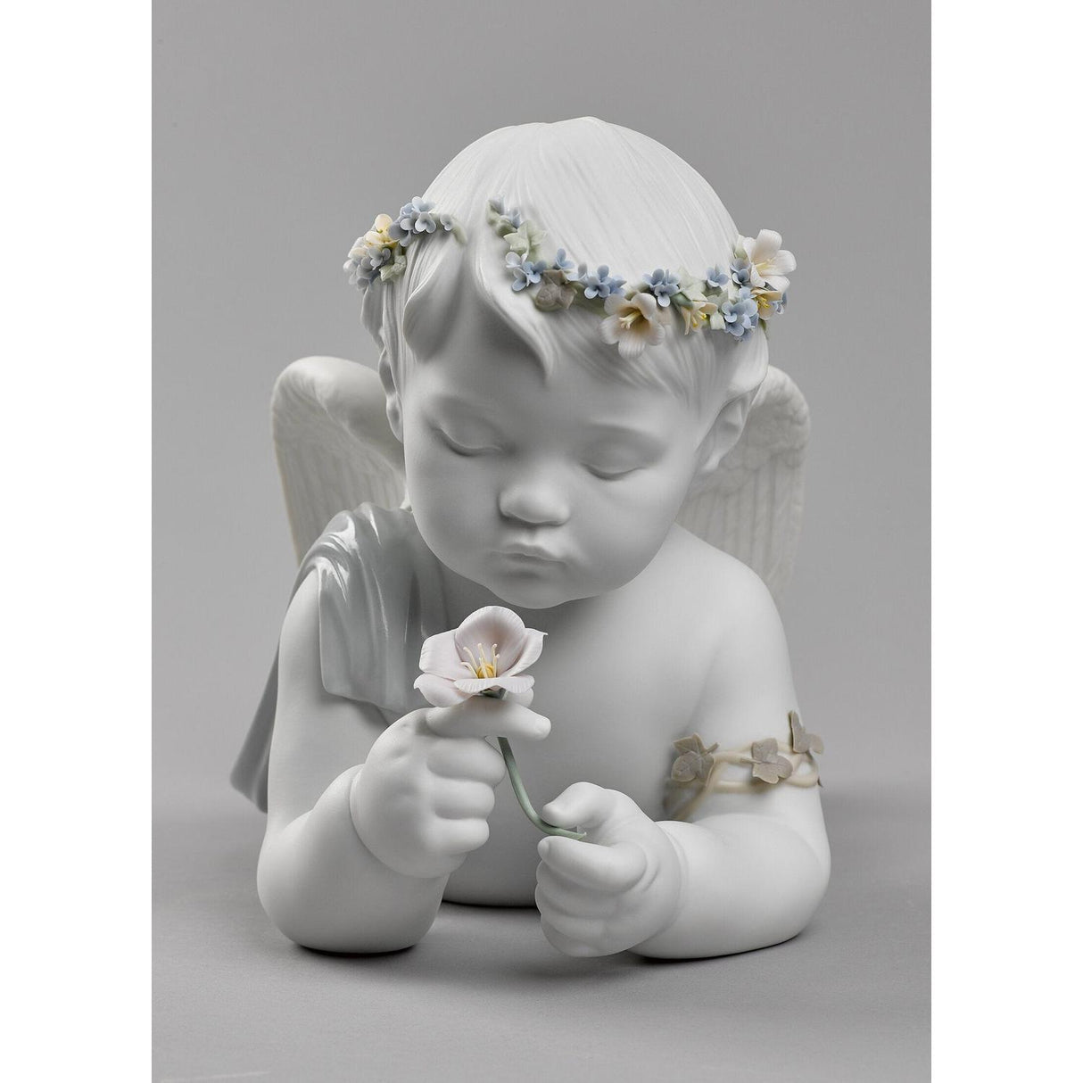 LLADRO' Figurina Mio Amato Angelo 26x49cm Porcellana
