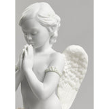 LLADRO' Figurina Angelo Preghiera Celestiale 30x26cm Porcellana