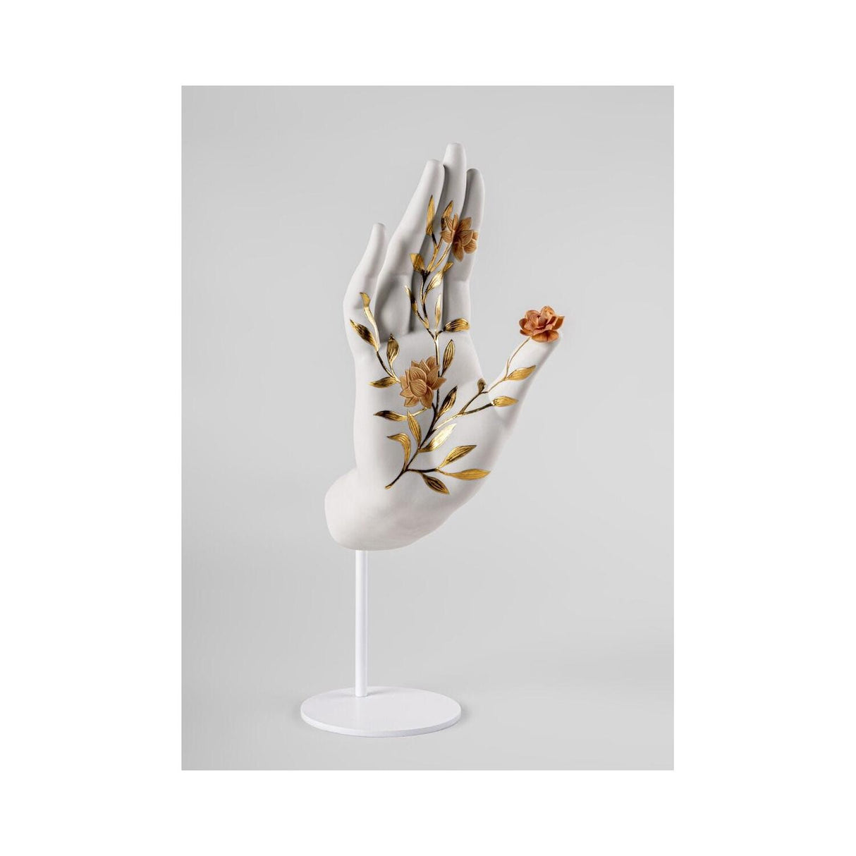 LLADRO' Scultura Protezione Mudra 42x14cm Porcellana