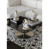 LLADRO' Figurina Ganesha con Veena Lustro Oro 23x19cm Porcellana