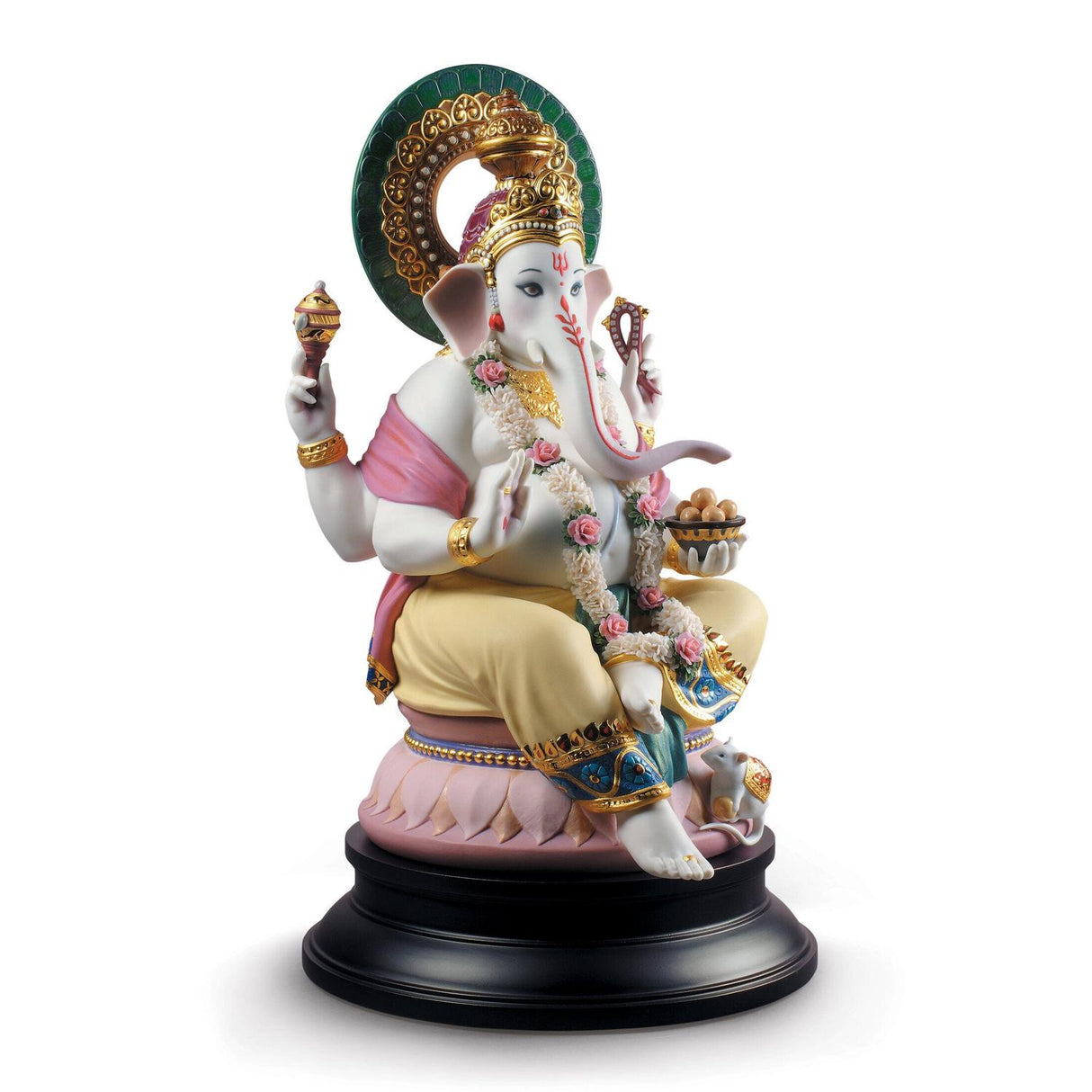LLADRO' Scultura Lord Ganesha Edizione Limitata 42x25cm Porcellana