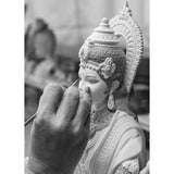 LLADRO' Scultura Statua Dea Lakshmi 41x27cm Porcellana