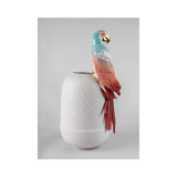 LLADRO' Vaso Ara Rosso 56x29cm Porcellana
