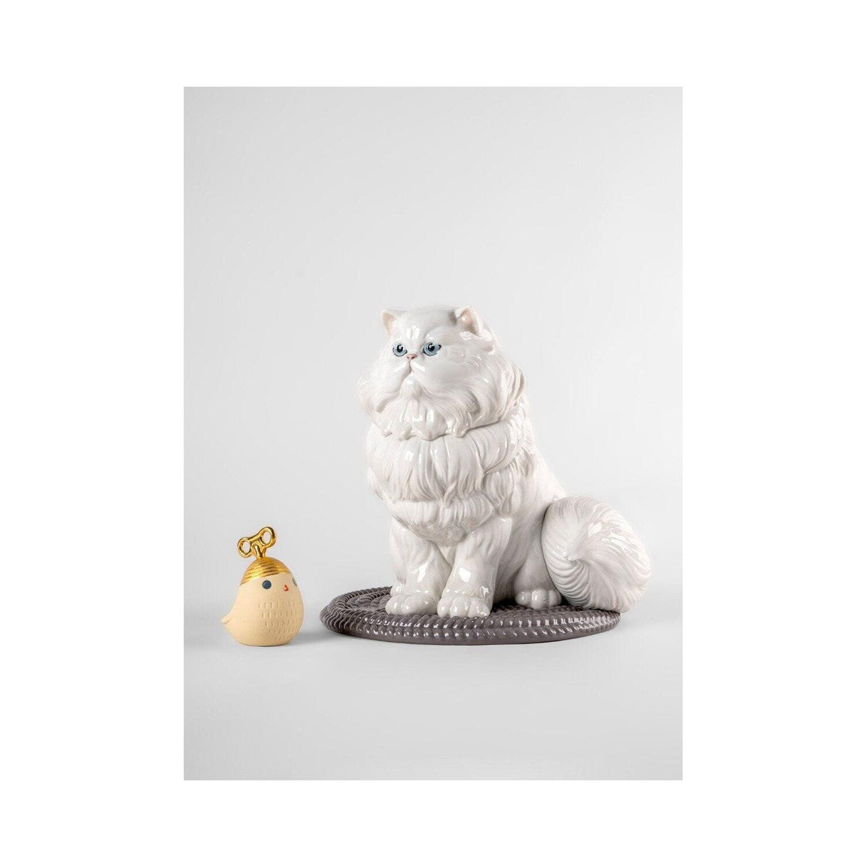 LLADRO' Scultura Gatto Persiano 26x25cm Porcellana