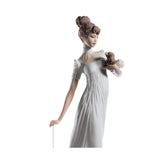 LLADRO' Figurina Alta Società 34x13cm Porcellana