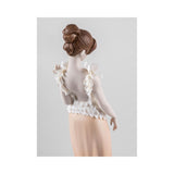 LLADRO' Scultura Ricamo Raffinato Serie Limitata 38x14cm Porcellana