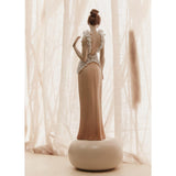 LLADRO' Scultura Ricamo Raffinato Serie Limitata 38x14cm Porcellana