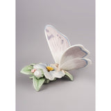 LLADRO' Figurina Farfalla D'Aprile 8x11cm Porcellana