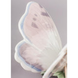 LLADRO' Figurina Farfalla D'Aprile 8x11cm Porcellana