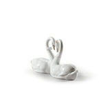 LLADRO' Figurina Cigni Amore Senza Fine 13x27cm Porcellana