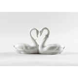 LLADRO' Figurina Cigni Amore Senza Fine 13x27cm Porcellana