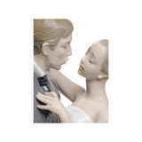 LLADRO' Figurina Coppia Il Valzer Dei Fidanzati 30x21cm Porcellana