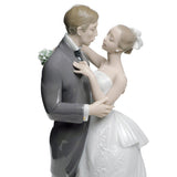 LLADRO' Figurina Coppia Il Valzer Dei Fidanzati 30x21cm Porcellana