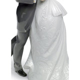 LLADRO' Figurina Coppia Il Valzer Dei Fidanzati 30x21cm Porcellana