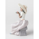 LLADRO' Figurina Ragazza Dolce Fragranza 19x9cm Porcellana