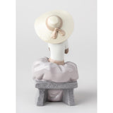 LLADRO' Figurina Ragazza Dolce Fragranza 19x9cm Porcellana