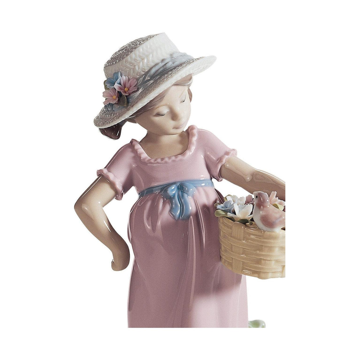 LLADRO' Come Sei Carino! Figurina Bimba 21x12cm Porcellana
