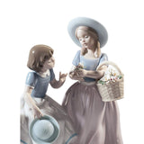 LLADRO' Figurina la Mia Migliore Amica 25x20cm Porcellana