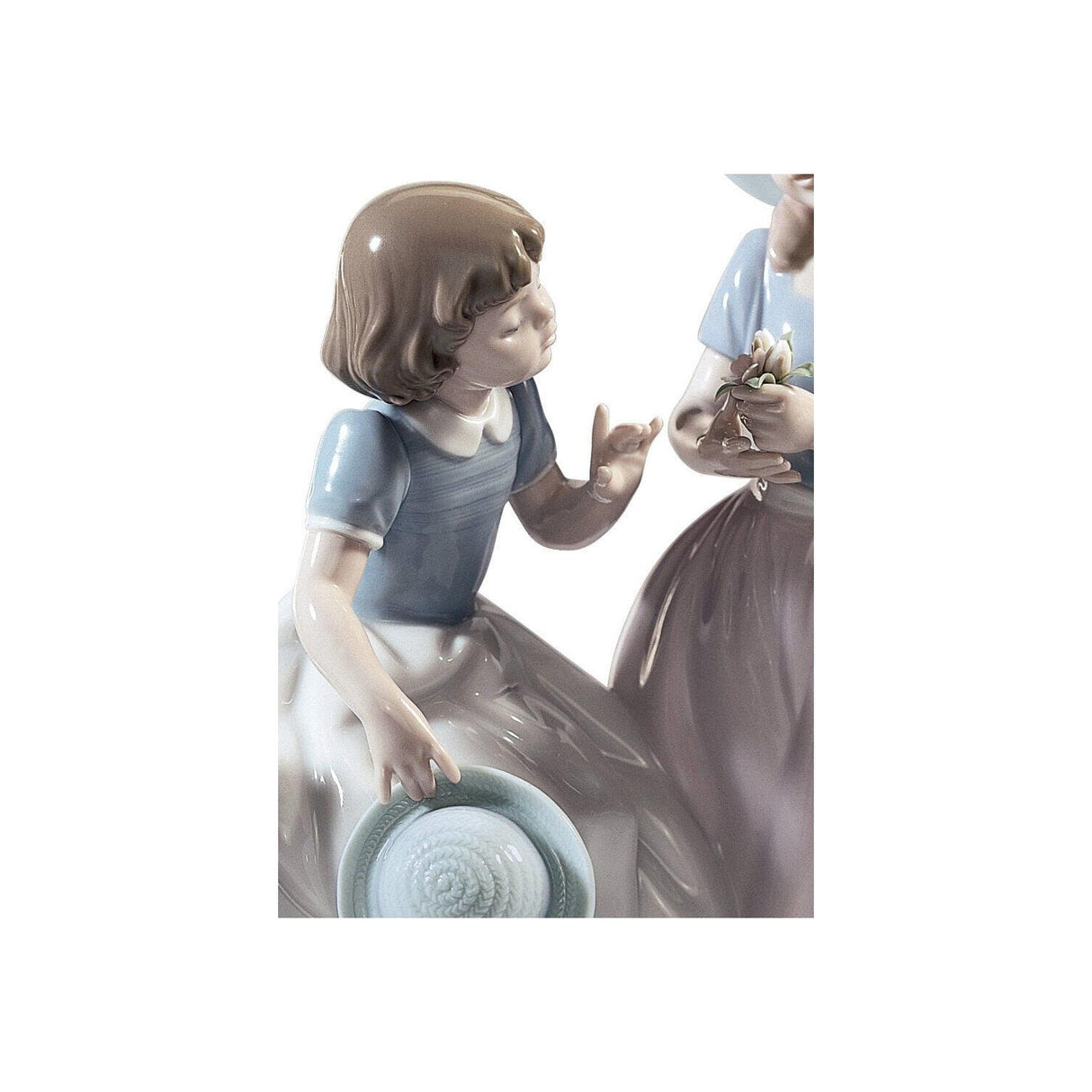 LLADRO' Figurina la Mia Migliore Amica 25x20cm Porcellana