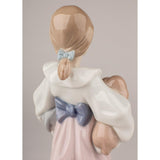 LLADRO' Figurina Bimba con Cuccioli 20x9cm Porcellana