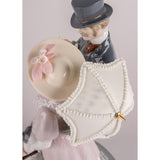 LLADRO' Passeggiata Romantica 33x22cm Porcellana