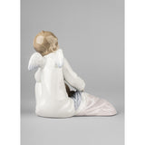 LLADRO' Figurina Il Mio Angelo Custode Rosa 14x14cm Porcellana
