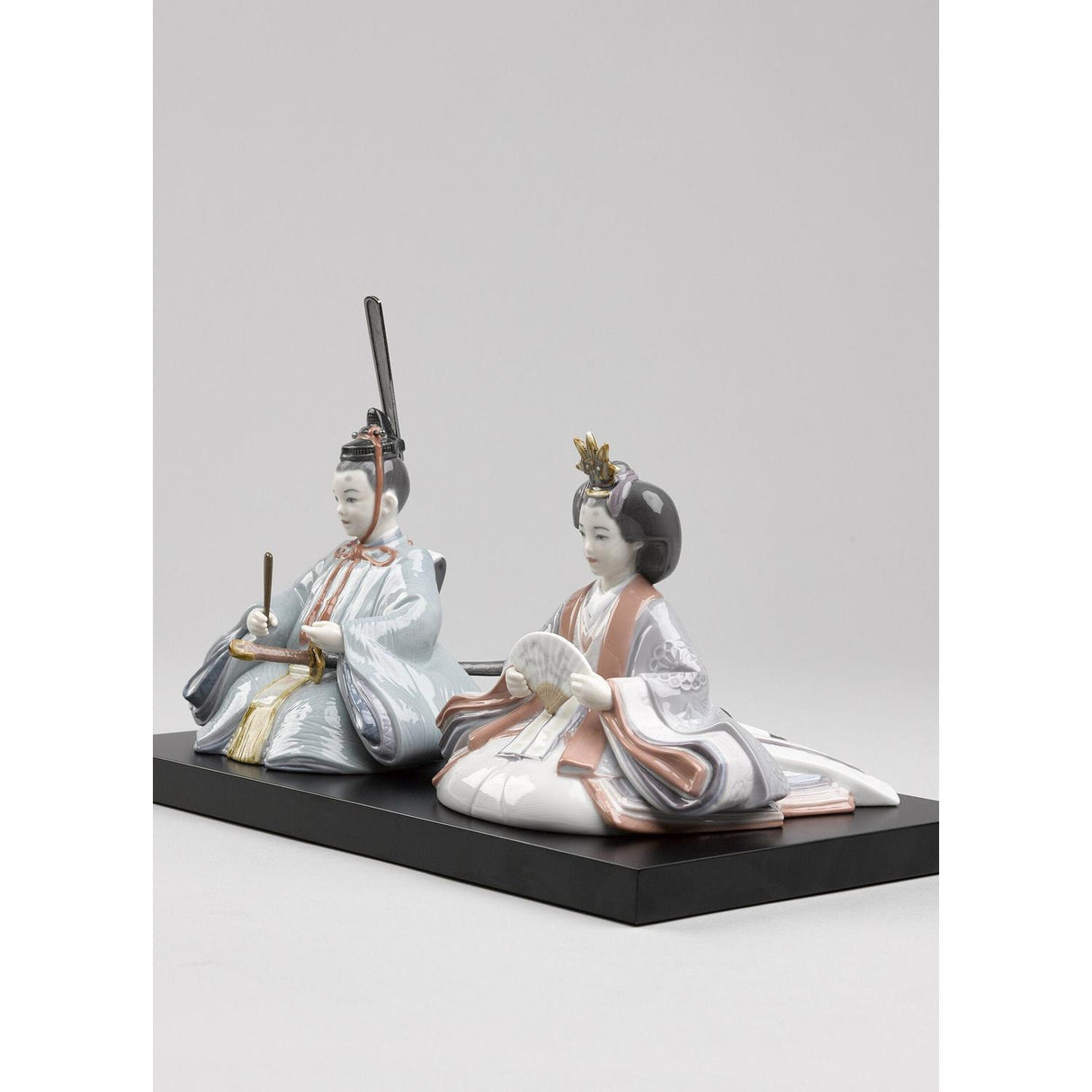 LLADRO' Figurina Hinamatsuri Dolls 25x40cm Porcellana