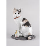 LLADRO' Giocando Al Gatto e Il Topo 33x22cm Porcellana