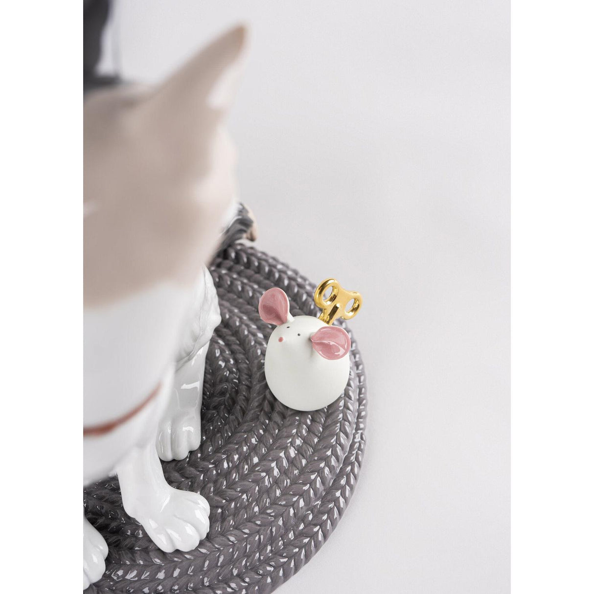 LLADRO' Giocando Al Gatto e Il Topo 33x22cm Porcellana