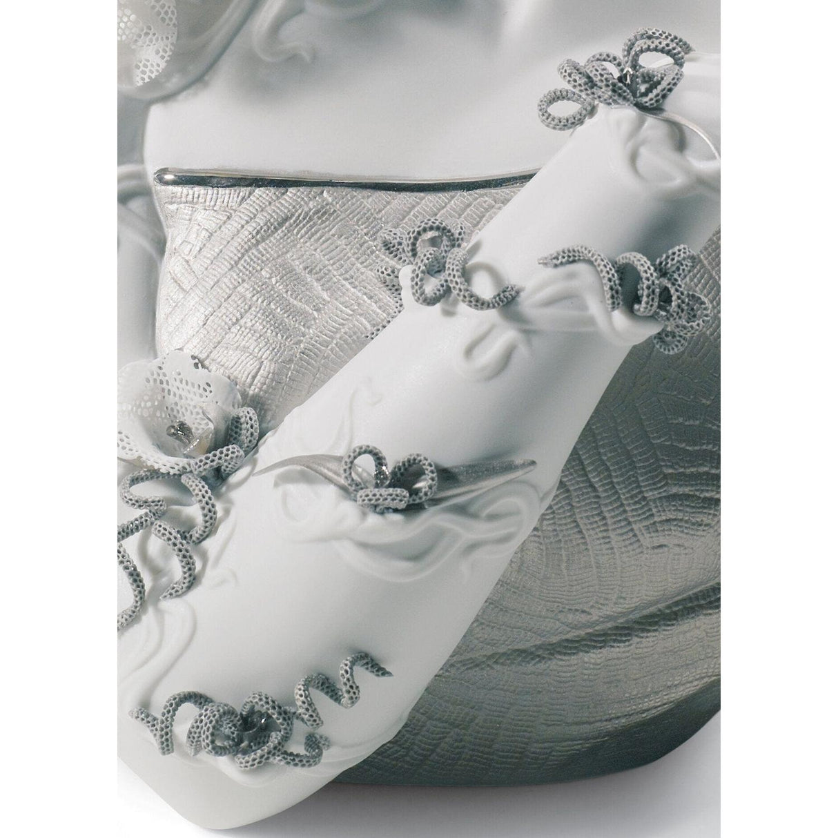 LLADRO' Figurina Busto My Fair Lady Lustro Argento 36x23cm Porcellana