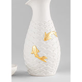 LLADRO' Set da Soia Koi 21x24cm Porcellana