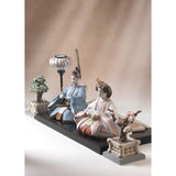 LLADRO' Figurina Hina Dolls 2012 Edizione Limitata 26x41cm Porcellana