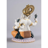 LLADRO' Figurina Ganesha con Mridangam Edizione Limitata 23x18cm Porcellana